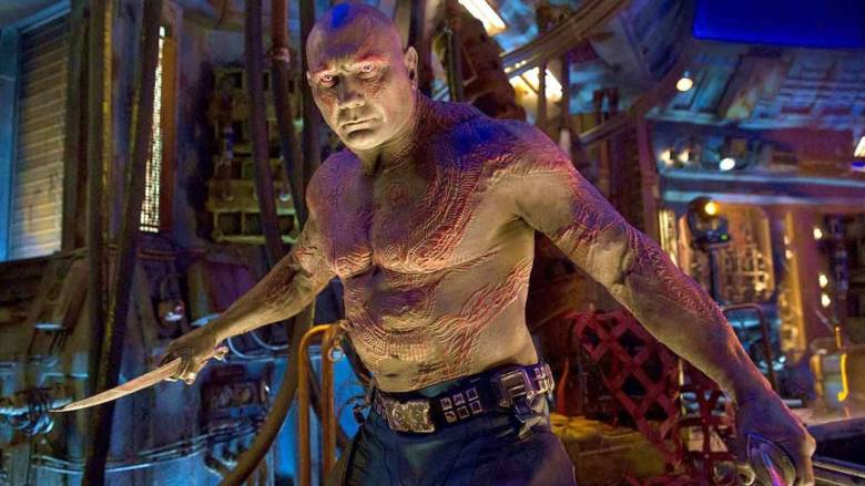 Drak (Dave Bautista) en Guardianes de la galaxia: Volumen 3