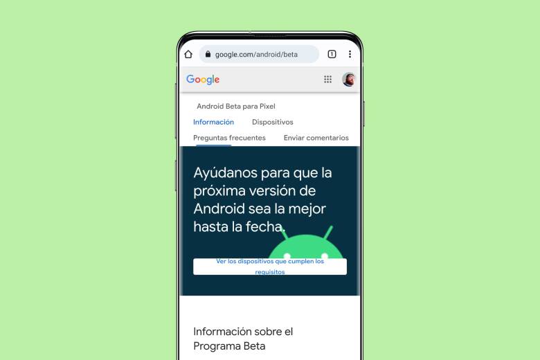 Programa Android Beta para Pixel