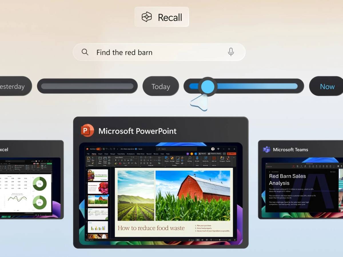 Microsoft vuelve a postergar el lanzamiento de Recall, la memoria fotográfica de Windows 11
