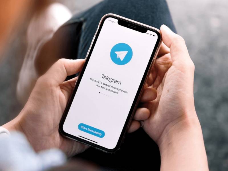 Telegram en un iPhone